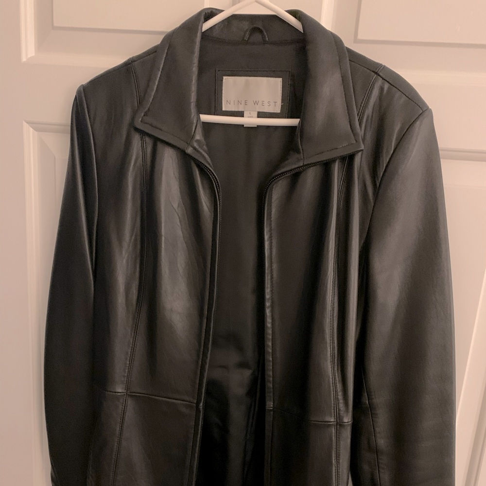 Nine West Leather Coat